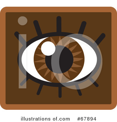 Royalty-Free (RF) Eye Clipart Illustration by Rosie Piter - Stock Sample #67894