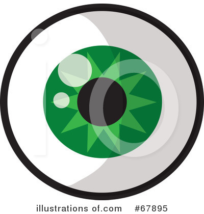 Royalty-Free (RF) Eye Clipart Illustration by Rosie Piter - Stock Sample #67895