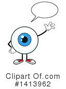 Eyeball Character Clipart #1413962 by Hit Toon