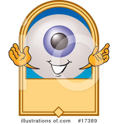 Royalty-Free (RF) Eyeball Character Clipart Illustration by Mascot Junction - Stock Sample #17389
