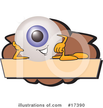 Royalty-Free (RF) Eyeball Character Clipart Illustration by Mascot Junction - Stock Sample #17390