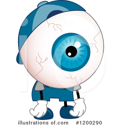 Royalty-Free (RF) Eyeball Clipart Illustration by BNP Design Studio - Stock Sample #1200290