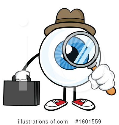 Royalty-Free (RF) Eyeball Clipart Illustration by Hit Toon - Stock Sample #1601559