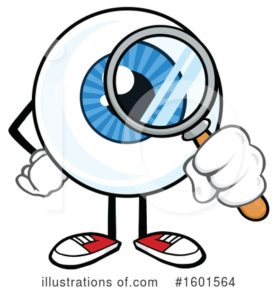 Royalty-Free (RF) Eyeball Clipart Illustration by Hit Toon - Stock Sample #1601564