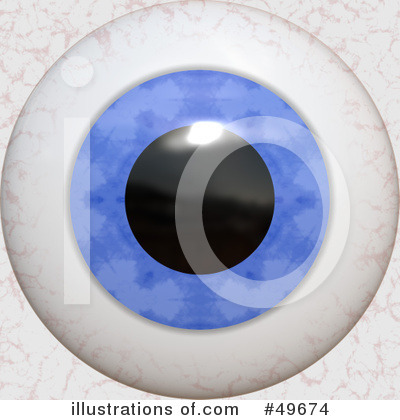 Royalty-Free (RF) Eyeball Clipart Illustration by Arena Creative - Stock Sample #49674