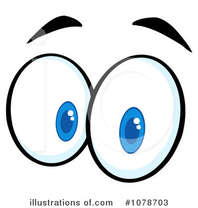 Royalty-Free (RF) Eyes Clipart Illustration by Hit Toon - Stock Sample #1078703