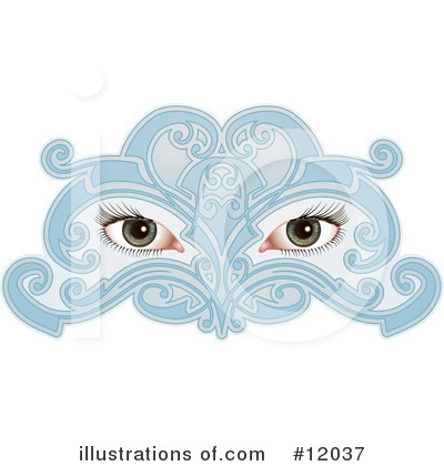 Masquerade Clipart #12037 by AtStockIllustration