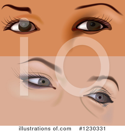 Royalty-Free (RF) Eyes Clipart Illustration by dero - Stock Sample #1230331