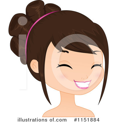 Royalty-Free (RF) Face Clipart Illustration by Melisende Vector - Stock Sample #1151884