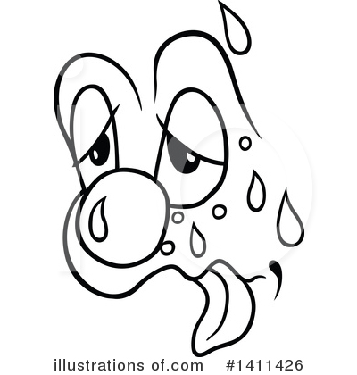 Royalty-Free (RF) Face Clipart Illustration by dero - Stock Sample #1411426