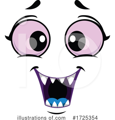 Royalty-Free (RF) Face Clipart Illustration by Vector Tradition SM - Stock Sample #1725354