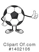 Faceless Soccer Ball Clipart #1402106 by Hit Toon
