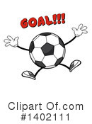 Faceless Soccer Ball Clipart #1402111 by Hit Toon