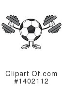 Faceless Soccer Ball Clipart #1402112 by Hit Toon