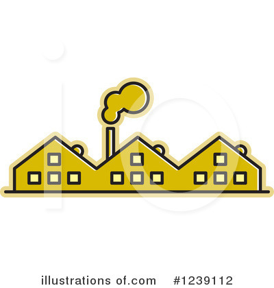 Royalty-Free (RF) Factory Clipart Illustration by Lal Perera - Stock Sample #1239112