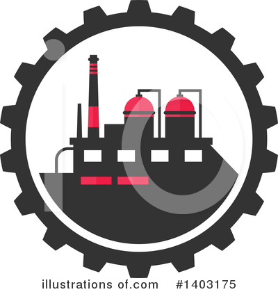 Royalty-Free (RF) Factory Clipart Illustration by Vector Tradition SM - Stock Sample #1403175