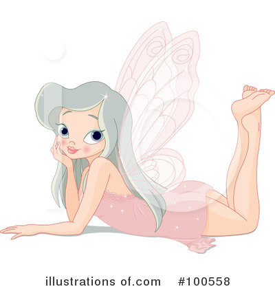 Royalty-Free (RF) Fairy Clipart Illustration by Pushkin - Stock Sample #100558