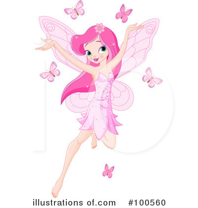 Royalty-Free (RF) Fairy Clipart Illustration by Pushkin - Stock Sample #100560