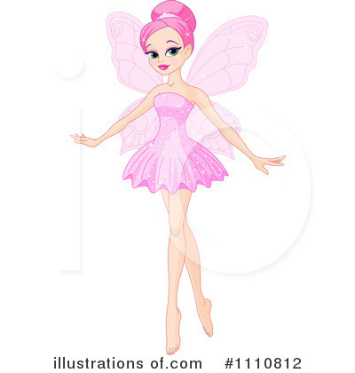 Ballerina Fairy Clipart #1110812 by Pushkin