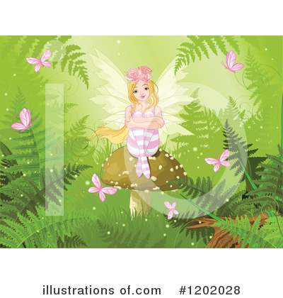 Royalty-Free (RF) Fairy Clipart Illustration by Pushkin - Stock Sample #1202028