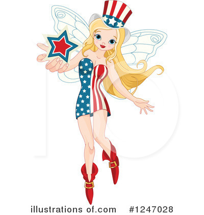 American Flag Clipart #1247028 by Pushkin