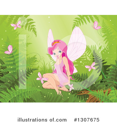 Royalty-Free (RF) Fairy Clipart Illustration by Pushkin - Stock Sample #1307675