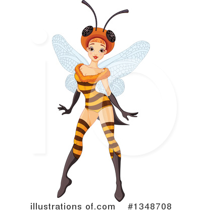 Royalty-Free (RF) Fairy Clipart Illustration by Pushkin - Stock Sample #1348708