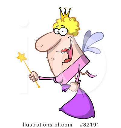Tooth Fairy Clipart #32191 by Hit Toon