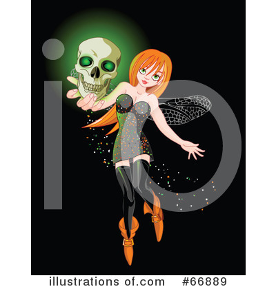 Royalty-Free (RF) Fairy Clipart Illustration by Pushkin - Stock Sample #66889