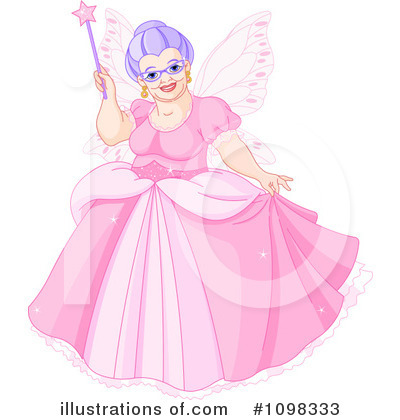Royalty-Free (RF) Fairy Godmother Clipart Illustration by Pushkin - Stock Sample #1098333