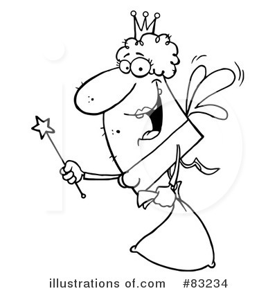 Royalty-Free (RF) Fairy Godmother Clipart Illustration by Hit Toon - Stock Sample #83234