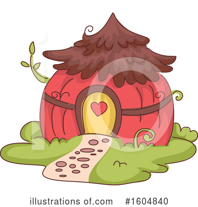 Royalty-Free (RF) Fairy House Clipart Illustration by BNP Design Studio - Stock Sample #1604840
