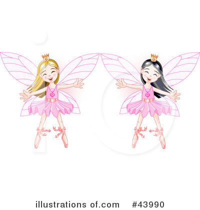 Royalty-Free (RF) Fairy Princess Clipart Illustration by Pushkin - Stock Sample #43990