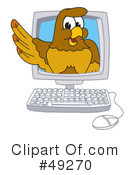 Falcon Character Clipart #49270 by Mascot Junction