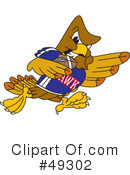 Falcon Character Clipart #49302 by Mascot Junction