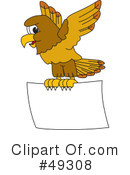 Falcon Character Clipart #49308 by Mascot Junction