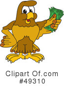 Falcon Character Clipart #49310 by Mascot Junction