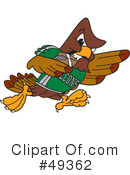 Falcon Character Clipart #49362 by Mascot Junction