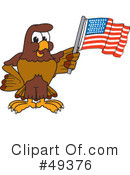 Falcon Character Clipart #49376 by Mascot Junction