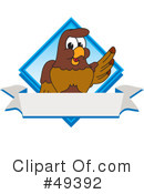 Falcon Character Clipart #49392 by Mascot Junction