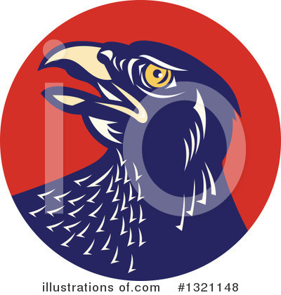 Peregrine Falcon Clipart #1321148 by patrimonio