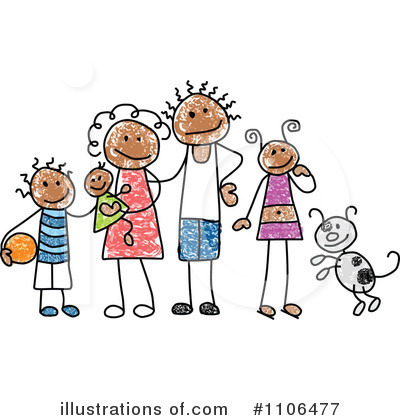 Family Clipart #1106477 by C Charley-Franzwa
