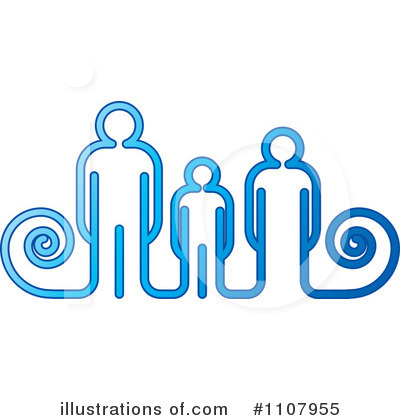 Royalty-Free (RF) Family Clipart Illustration by Lal Perera - Stock Sample #1107955