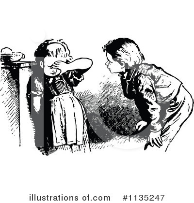 Teasing Clipart #1135247 by Prawny Vintage