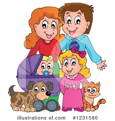 Family Clipart #1231580 by visekart