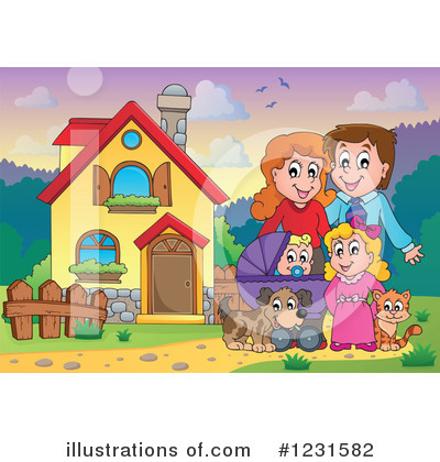 Family Clipart #1231582 by visekart