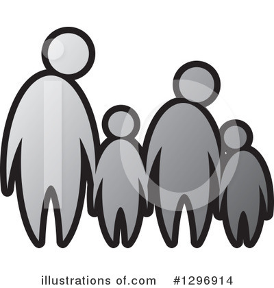 Royalty-Free (RF) Family Clipart Illustration by Lal Perera - Stock Sample #1296914