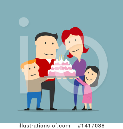 Family Clipart #1417038 by Vector Tradition SM