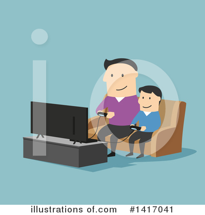 Family Clipart #1417041 by Vector Tradition SM