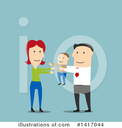 Family Clipart #1417044 by Vector Tradition SM